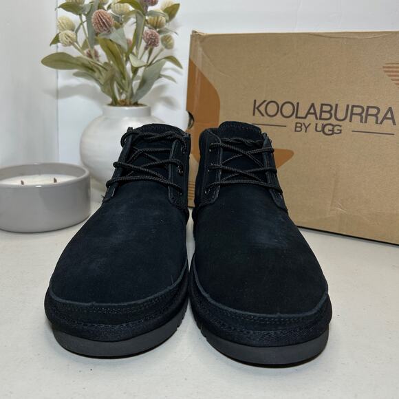 UGG Neumel Lace Up Round Toe Boot S/N 1094269 Black Women 7 NWB - Picture 2 of 11